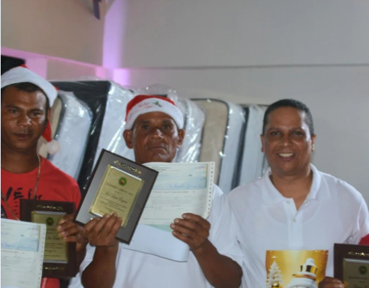 “La Junta Distrital de Hato del Yaque realizo una grandiosa cena navideña junto a todos sus trabajadores.”