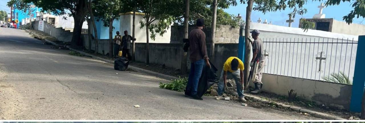 Villa Fátima luce más limpia y renovada.