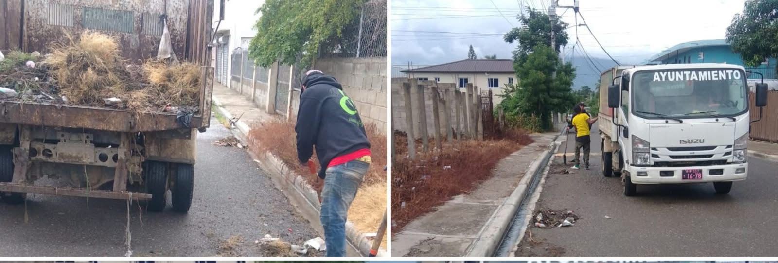 Operativo de Limpieza Avanza en la Entrada del Vale.