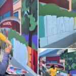 Mural del Play Central de Hato del Yaque: Un homenaje a nuestra historia, cultura e identidad.