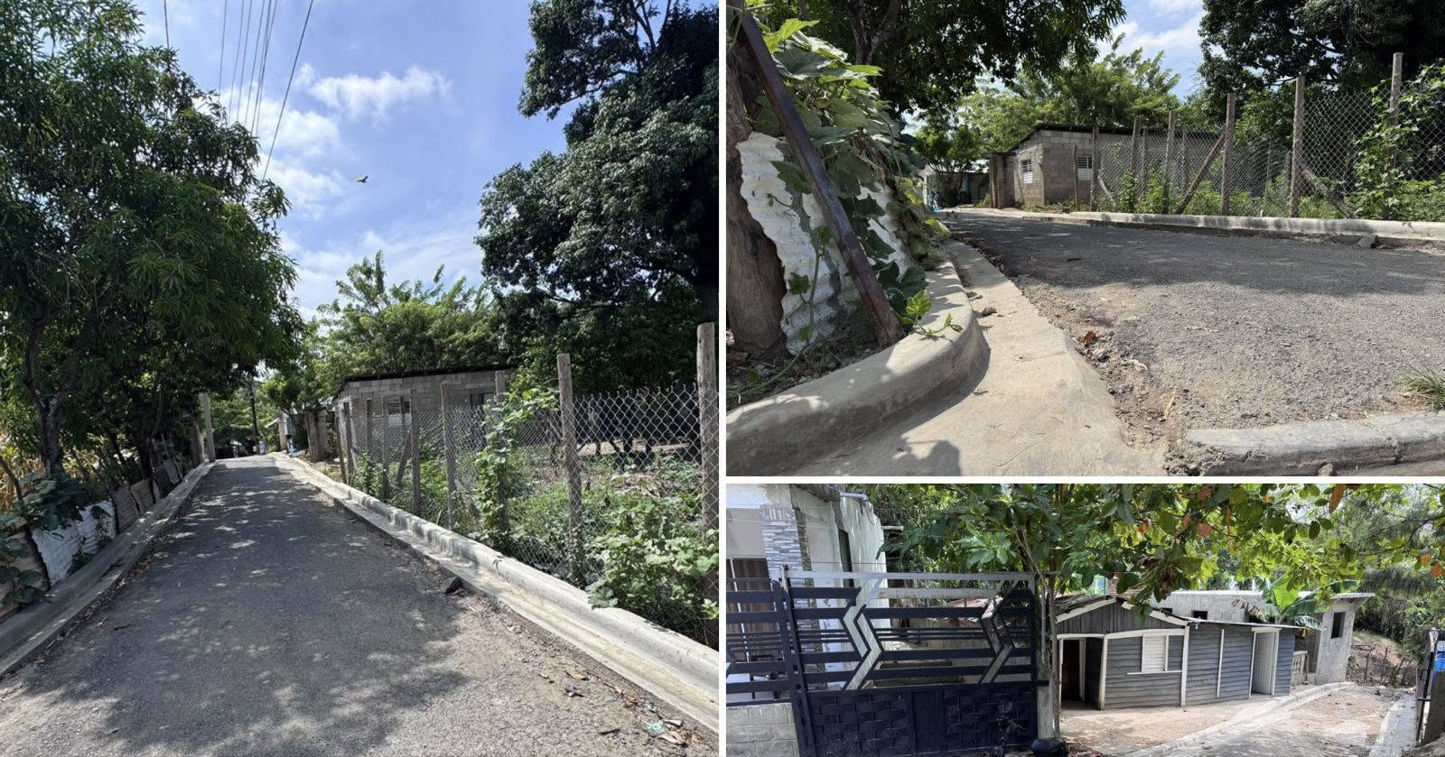 Avanzan los trabajos de infraestructura en el sector La Mina.